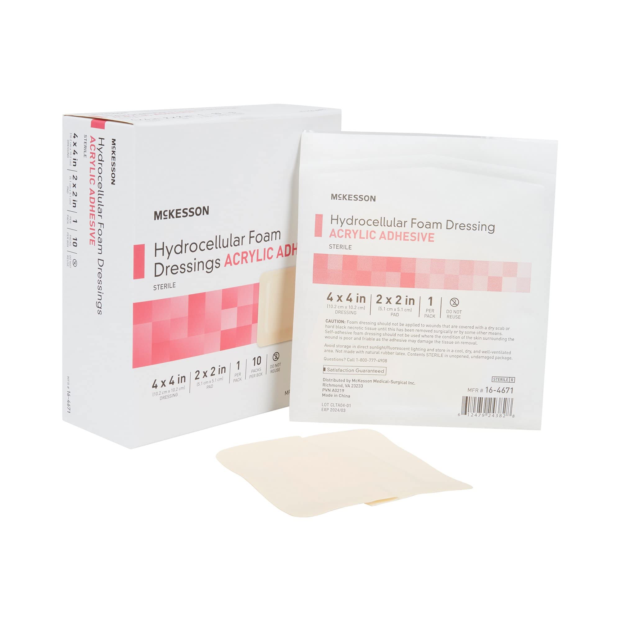 Amazon.com: McKesson Hydrocellular Foam Dressings, Sterile